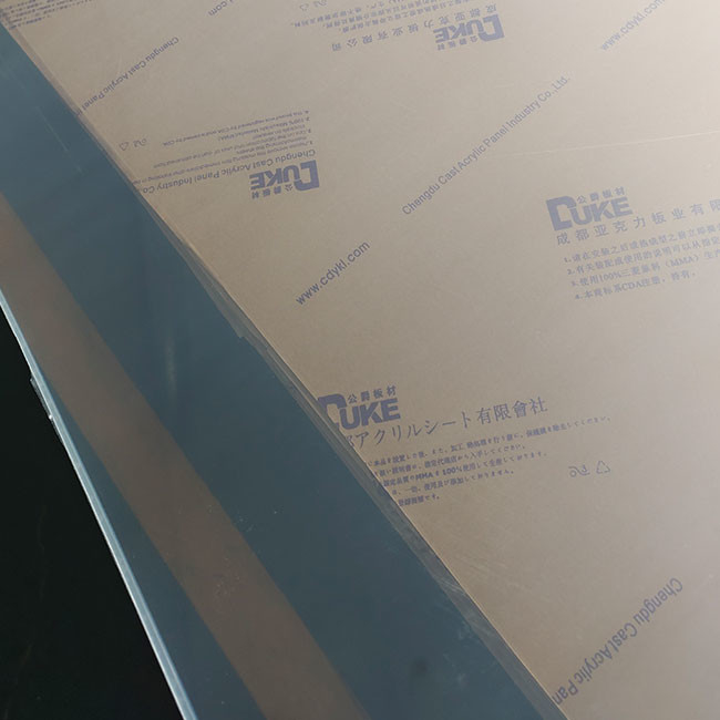 طلاء أكريليك غير ملون ميتاكريلات شفاف الحاجز للضوضاء 3mm