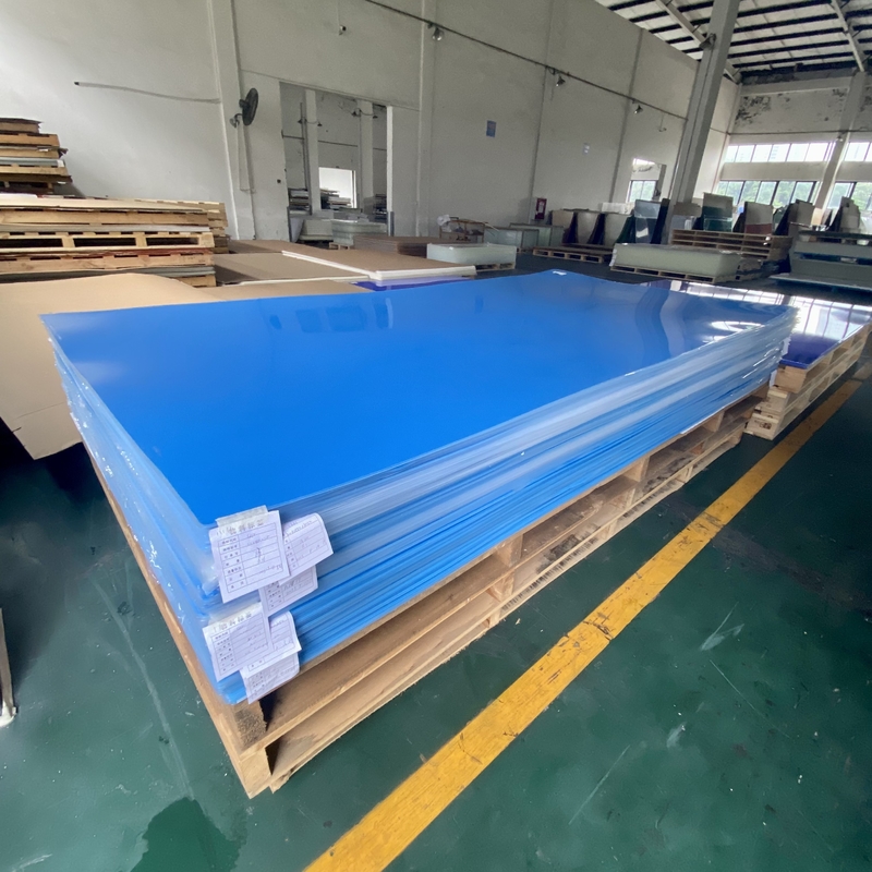مصنع العلامة التجارية دوك بيع بالجملة الألوان الزرقاء الصب الأوراق الأكريليكية PMMA برسبيكس بلاكسجلاس للإعلانات