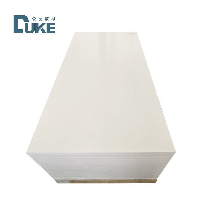 DUKE الصف الصحي مضاد للعفن 3mm حمام PMMA أبيض قابلة للتخصيص ورقة أكريليك صب PE 5mm 8mm قابلة للتخصيص خدمة القطع