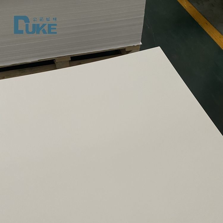 DUKE الصف الصحي ضد العفن الصب أوراق أكريليك 3mm بيضاء PMMA للحمام خدمة قطع قابلة للتخصيص