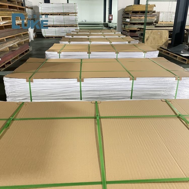 DUKE الصف الصحي مضاد للعفن 3mm حمام PMMA أبيض قابلة للتخصيص ورقة أكريليك صب PE 5mm 8mm قابلة للتخصيص خدمة القطع