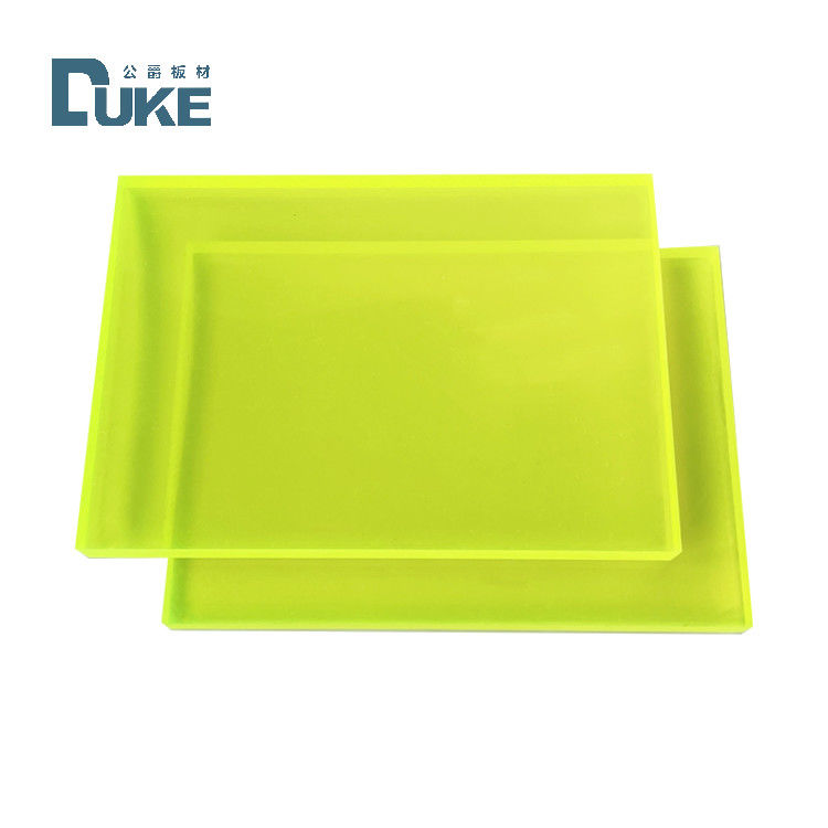 ورقة PMMA الفلوريسنتية القابلة للتخصيص لإشارات صناديق الضوء LED - لوحات عرض الإعلانات OEM