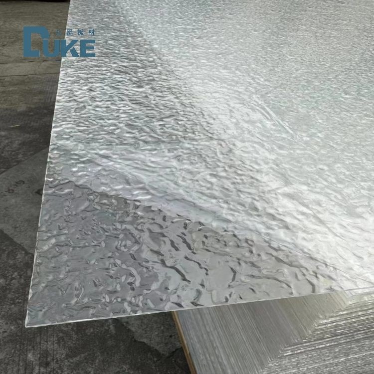 الصفحة الاكريليكية الشريطية الشكل V واضحة المقاومة للكيماويات في 6mm 10mm سمك وتصميم دائم